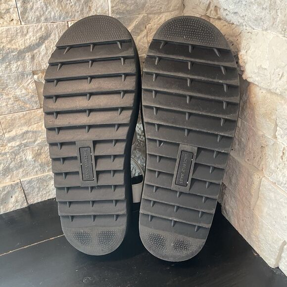 Sincerely Jules Daring Women's White Sandals Sz 8.5 M Platform straps Gladiator - Picture 8 of 8